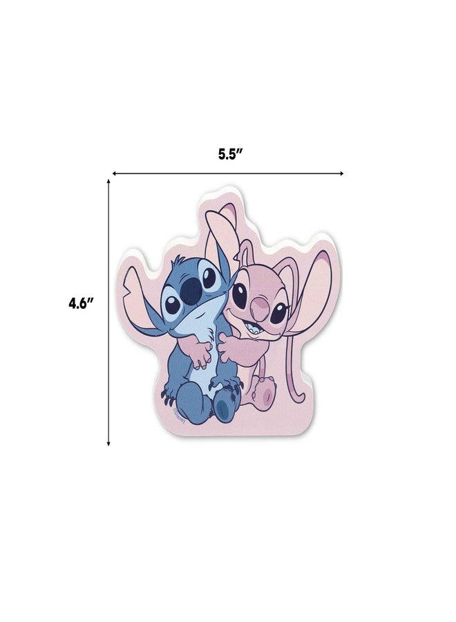 Open Road Brands Disney Lilo and Stitch With Angel Shelf Sitter Decor - Adorable Stitch Wood Block Tabletop Decoration for Home - Image 5